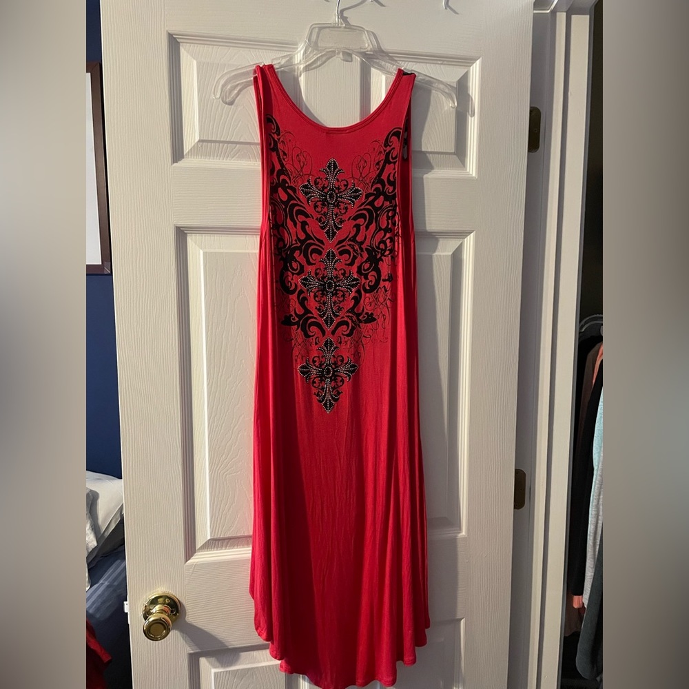 Sleeveless dress size medium maxi